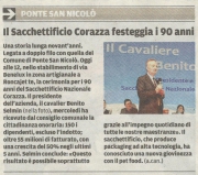 Il Sacchettificio Corazza festeggia i 90 anni