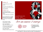 Convegno &quot;Per un nuovo 8 marzo&quot;, 8 marzo, Orto Botanico Padova